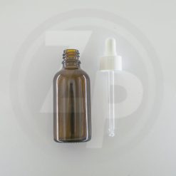 ظرف قطره چکان قهوه ای شیشه ای مدل 2 1