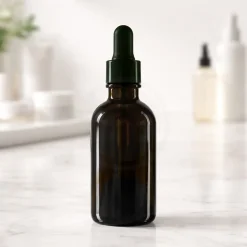 شیشه قطره‌چکان قهوه‌ای 50 میل دهانه 18